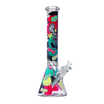 Cheech Glass - 16" Cartoon Cheech Beaker Water Pipe - with 14M Bowl (MSRP $79.99)