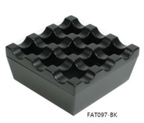 Nine Hole Metal Ashtray - Black (MSRP $26.00)