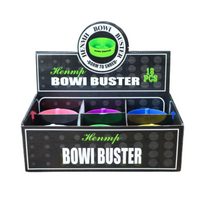 3.5" Biodegradeable Assorted Bowl Buster Ashtray - Display of 18 (MSRP $5.00ea)