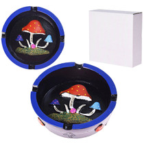 4.4" Resin Mushroom Design Ashtray - Assorted (MSRP $10.00)