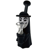 6" Silicone Guy Assorted Water Pipe - with 14M Bowl (MSRP $15.00)