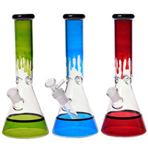 10" Assorted Painted Beaker Water Pipe - with 14M Bowl (MSRP $20.00)