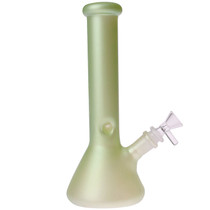 10" Assorted Perlescent Beaker Water Pipe - with 14M Bowl (MSRP $20.00)