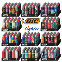 BIC - Maxi Classic Lighter Display of 50 - Special Edition Designs (MSRP $3.99ea)