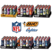 BIC - Maxi Classic Lighter Display of 50 - NFL Football Designs (MSRP $4.99ea)
