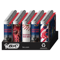BIC - Maxi Classic Lighter Display of 50 - MLB Baseball Designs (MSRP $4.99ea)