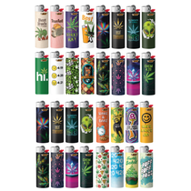 BIC - Maxi Classic Lighter (100ct) 2-Tier Display $7 OFF Promotion Cannabis Counterculture (MSRP $4.99ea)