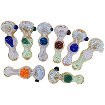 4" Assorted Slime Art Marble Body Spoon Hand Pipe - 2 Pack (MSRP $20.00ea)