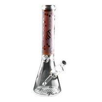 15.5" Honeycomb Beaker Water Pipe - Amber (MSRP $60.00)