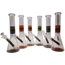 10" Wig Wag Art Base Beaker Water Pipe - with 14M Bowl (MSRP $60.00)