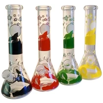 10" Wolf Moon Beaker Water Pipe - with 14M Bowl (MSRP $60.00)