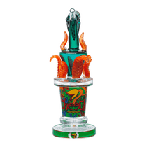 Cheech Glass - 12" Botanical Creature Rig Water Pipe - with 14M Bowl & 4mm Banger (MSRP $130.00)