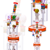 Cheech Glass - 13" Cartoon Drip Rig Water Pipe - with 14M Bowl & 4mm Banger (MSRP $135.00)