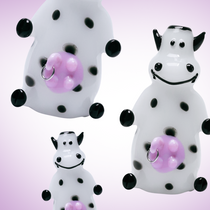 Cheech Glass - 4.25" Cow Themed Hand Pipe Box Set - 3 Pack (MSRP $30.00ea)