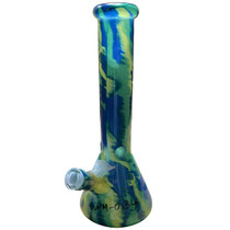 10" Marble Paint Beaker Water Pipe - with 14M Bowl (MSRP $35.00)