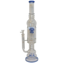 22" Assorted Multi Perc Water Pipe (MSRP $90.00)