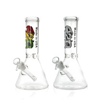 10" 420 Assorted 50mm USA Beaker Water Pipe - with 14M Bowl (MSRP $65.00)