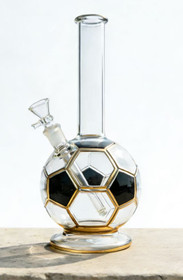 10" Soccer Ball Beaker Water Pipe 14M Bowl - Clear (MSRP $60.00)
