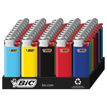 Bic - Mini Classic Lighter Display of 50 +  3 Free - Classic Colors (MSRP $3.99ea)