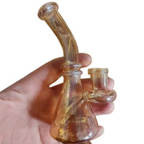 5" Electro-Plated Mini Rig Water Pipe - with 14M Bowl (MSRP $25.00)