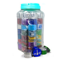 55mm Assorted Style Grinder - 57ct Jar (MSRP $10.00ea)