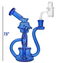 7.5" Reclaim Recycler by Krave Glass *Drop Ship* (MSRP $69.99)