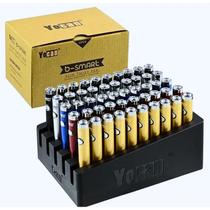 Yocan - B-Smart VV Slim Twist 320mAh Carto Battery - Display of 50 - Mixed Color (MSRP $13.99ea)