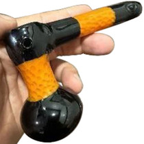 6" Honeycomb Hammer Bubbler Hand Pipe 120g (MSRP $25.00)