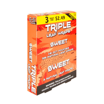 Good Times - Triple Tobacco Wraps (3ct) Display of 10 - 3 for $2.49 