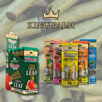 King Palm - Mini Squeeze and Pop Leaf Tubes - (2ct) Display of 10 (MSRP $2.99ea)