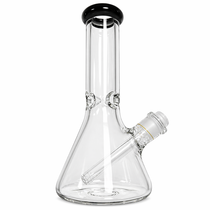 9mm Color Rim Beaker Water Pipe - with 14M Bowl (MSRP $65.00-$75.00)