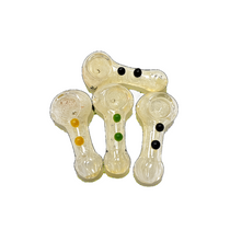 2.5" Silver Fumed Marble Art Hand Pipe - 2 Pack (MSRP $10.00ea)