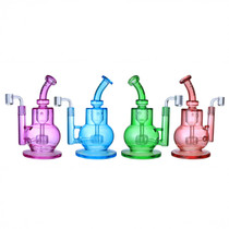 Clover Glass - 9" Spray Color Incycler Water Pipe - with 14M Banger (MSRP $50.00)