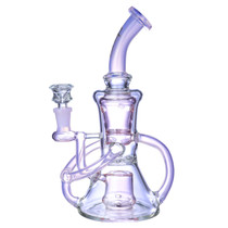 Clover Glass - 10" Recycler Water Pipe - with 14M Bowl (MSRP $60.00)