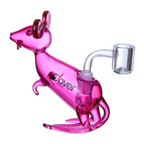 Clover Glass - 4.3" Assorted Color Mouse Water Pipe - with 14M Banger (MSRP $35.00)