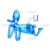 Clover Glass - 4.3" Assorted Color Ant Water Pipe - with 14M Banger (MSRP $35.00)