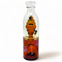 6.5" Bizzy Bee Hive 2 In 1 Hand Pipe/Water Pipe (MSRP $25.00)