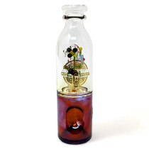 On Point Glass - 6" Buzzing Beauties 2 In 1 Hand Pipe/Water Pipe (MSRP $25.00)