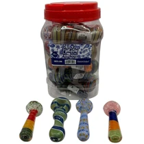 Everyday - 3.5" Heavy Spoon Hand Pipe - 30ct Jar (MSRP $12.00ea)
