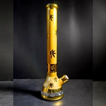 18" Electro Plated Metalic Finish with Leaf Design Beaker (MSRP $125.00)