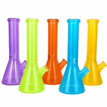 14" Painted Assorted Color Beaker Water Pipe (MSRP $50.00)