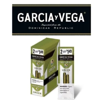 Garcia y Vega - (2ct) Cigar Wraps Display of 15 (Pre-Priced $1.49) - Natural Green