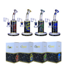 Clover Glass - 8.6" Zombie Decal Rig Water Pipe - with 14M Banger (MSRP $60.00)
