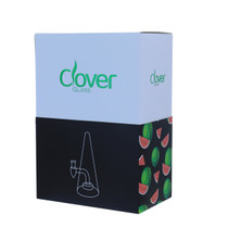 Clover Glass - 6.5" Assorted Fruit Decal Cone Water Pipe - with 14M Banger (MSRP $50.00)