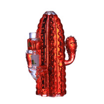 Clover Glass - 7" Glycerin Assorted Color Cactus Water Pipe - with 14M Bowl (MSRP $75.00)