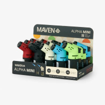 Maven - Alpha Mini Torch - Transparent - 15ct Display (MSRP $8.00ea)
