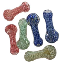 2.5" Frit Art Hand Pipe - 5 Pack (MSRP $5.00ea)