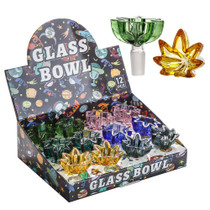 Assorted Color Leaf Shape Bowl 14M - Display of 12 (MSRP $60.00)