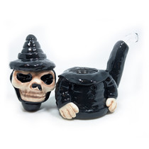 4.5" Clay Reaper Hand Pipe with Head Cap (MSRP $25.00)