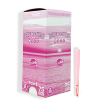 Elements - Pink Pre-Rolled Cones - King Size (BULK) - Box of 75 (MSRP $1.99ea)